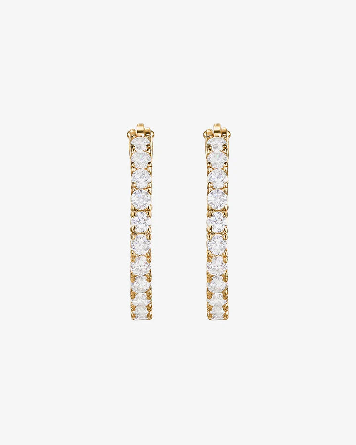 Crystal Inside-Out Hoops