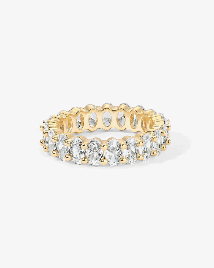 Oval Eternity Band
