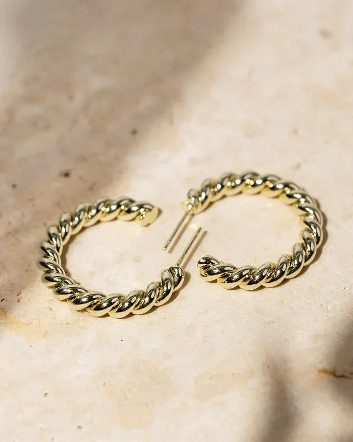 Rope Hoops Earrings