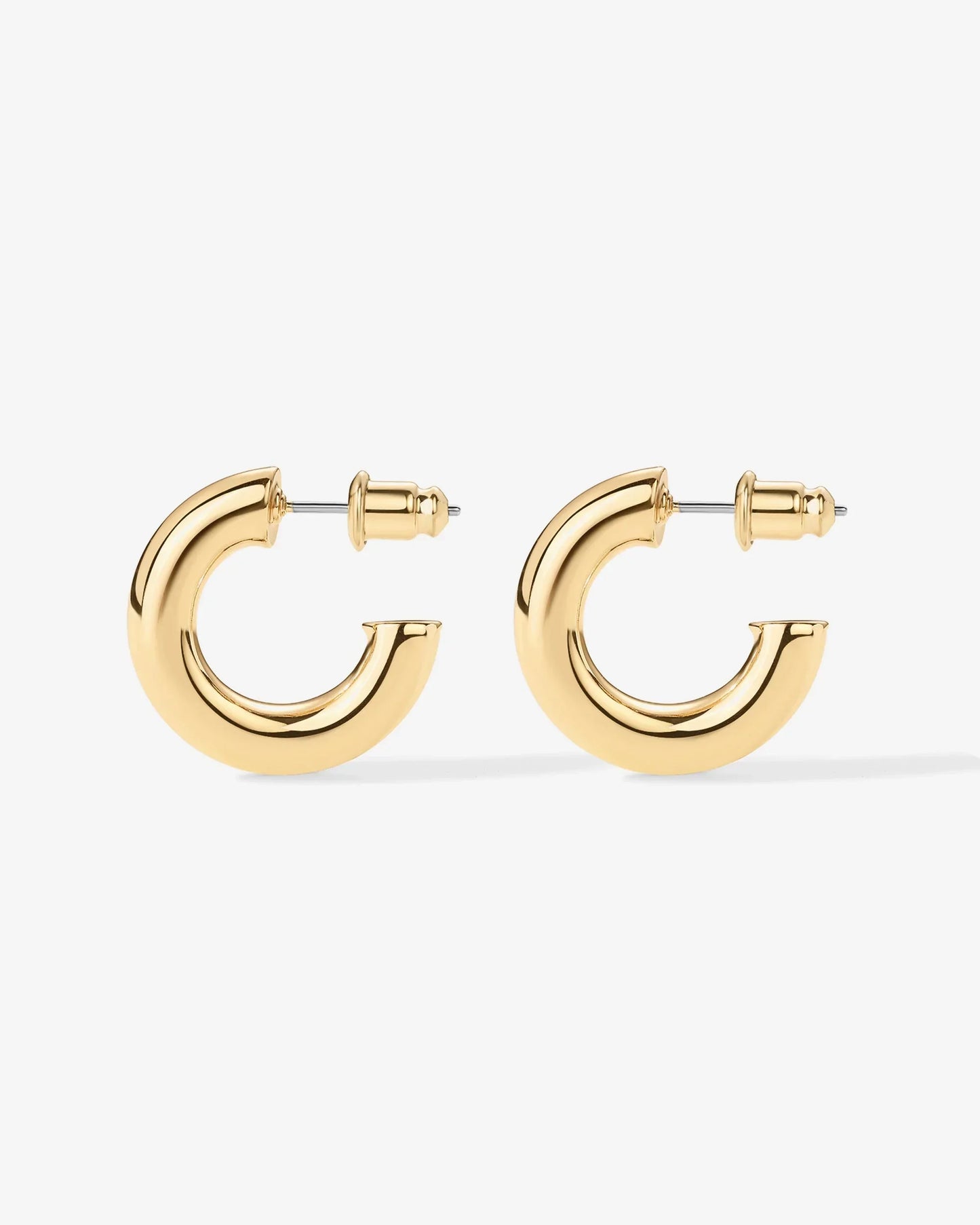 Round Chunky Hoops Earrings